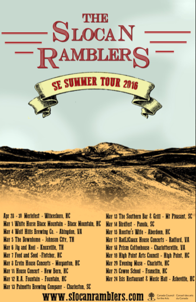 slocan ramblers tour