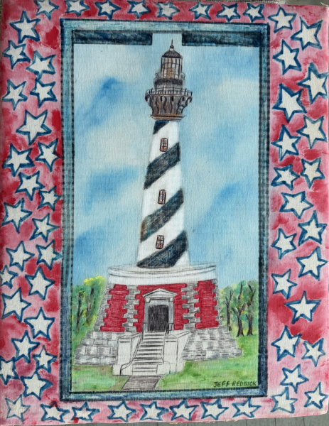Cape Hatteras Lighthouse & Stars